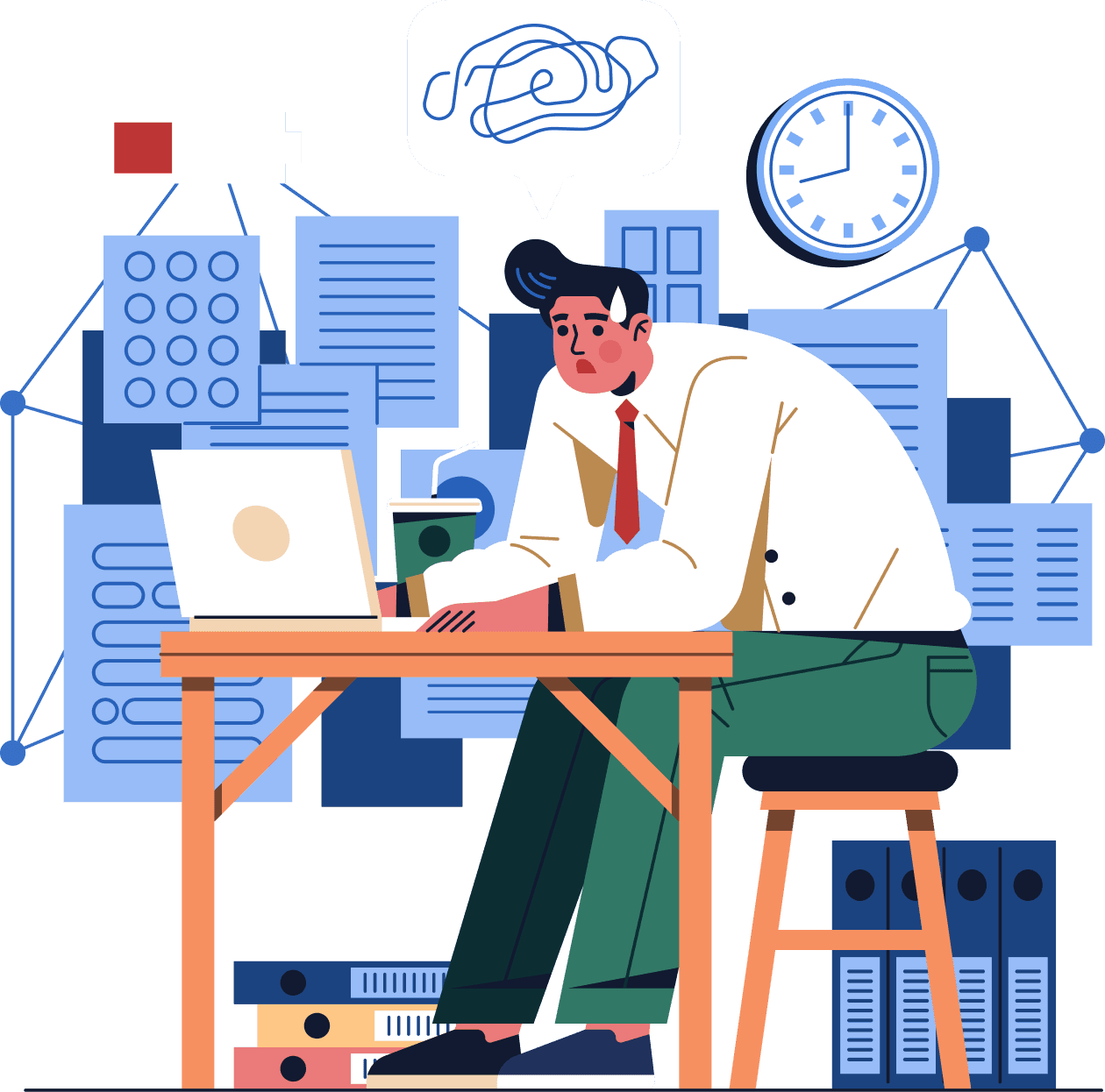 Stressed Employee